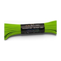 Mg Ropes Bileklik Ve Outdoor Polyester Paracord İp 4 Mm 660 Lb 30 Metre Neon Yeşil 10 Çekirdek