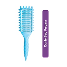 Pro Curlybrush - Kıvırcık Saçlar İçin Bukle Belirginleştirici Saç Fırçası Mavi