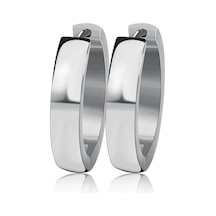 Ince Halka Erkek Bayan Unisex Çelik Küpe Çifti 3 MM 3 Renk Mse6