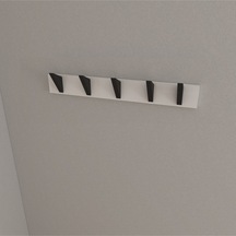 Hepsi3boyutlu Modern Duvar & Kapı Kanca Askılık - 5 Adet Siyah Kanca Askılık - Model No : 5 Siyah