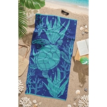 Özdilek Ocean Turtle Plaj Havlusu 70x150 Cm Çok Renkli
