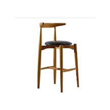 Sandalye Zus274 Yüksek Model Ahşap Iskelet Suni Deri Oturum Bel K Çok Renkli