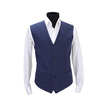 Mentor Regalo Erkek Yelek V Yaka Lacivert Balıksırtı 50465