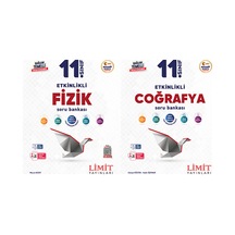 Limit 2027 11. Sınıf Fizik + Coğrafya Soru Bankası Seti 2 Kitap Maarif Model
