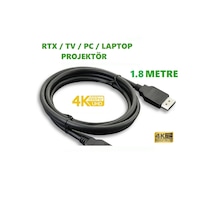 8k Displayport Kablo 1080p 360hz, 2k 240hz, 4k 144hz, 8k 60hz