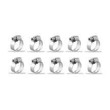 Metal Hortum Kelepçesi 51-72 10 Adet-Gri