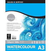Daler Rowney Simply Watercolour Pad 12 Yaprak 190g A3