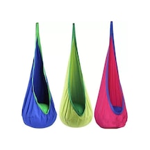 Skycity Kids Çocuklar İçin Pamuklu Hamak Salıncakları Mavi Mavi