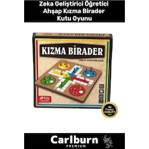 Premium Eğitici Zeka Geliştirici Öğretici Eğlence Aile Parti Ahşap Kızma Birader Kutu Oyunu