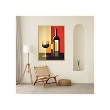 Poster Ahşap Çerçeveli Oturma Odası Salon Mutfak Dekoratif Tablo Çok Renkli - 808476010 Çok Renkli