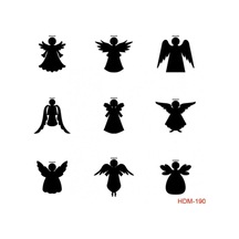 Melek Stencil Şablon 25x25 Cm