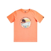 Quiksilver Qs Surf Club Erkek Çocuk Tişört Mercan