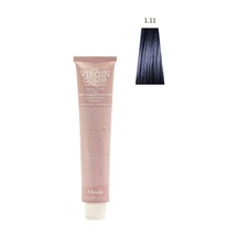 Nook Virgin Color Profesyonel Saç Boyası 100ml -mavi Siyah/gece Mavisi Siyah 1.11-blue Küllü Siyah