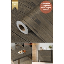 Technosmart 60cmx500cm Premium Kendinden Yapışkanlı Doğal Ahşap Görünümlü Pvc Kaplama 60 CM x 500 CM