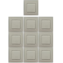 Legrand Salbeı Anahtar Krem 10 Lu Paket Çerçeveli