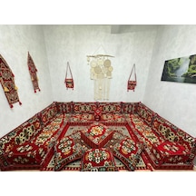 Coton Şark Köşesi Otantik Minder Takımı 23 Parça