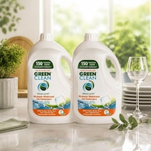 Green Clean Bulaşık Makinesi Jel Deterjanı 3 L 2'li Paket