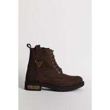 Hammer Jack 102/15200g Gerçek Nubuk Deri Kadın Bot Kahverengi