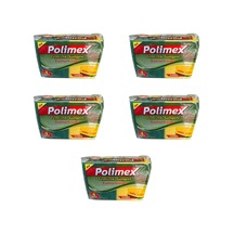 Polimex Endüstriyel Büyük Boy Oluklu Bulaşık Süngeri 5 x 4'lü 4.5 x 9 x 12 CM