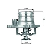 Mahle Tı1392 Termostat 09158251 1338004 1338421
