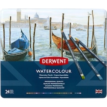 Derwent Watercolour Pencil 24'lü Teneke Kutu