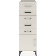 Kronos Dolap 5 Çekmeceli Tek Kapaklı 44x59x134 Aytaşı-aytaşı Aytaşı