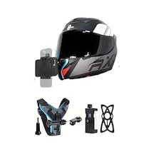 Plentiful Motorsiklet Kask Önü Takılan Telefon Tutucu Aksiyon Kamerası Takılabilen Aparat