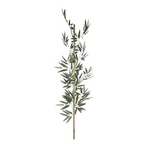 Yapay Bambu Sopası 9 Yapraklı 120Cm Yapay Çiçek Bambu Duvarı