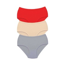 3 Adet Tutku Kadın Yüksek Bel Bato Kalın Lastik Külot S7 Beden: 2xl Standart