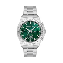 U.s. Polo Assn. Uspa1108-03 Quartz Çelik Gri Yeşil Kadran 42 Mm Erkek Kol Saati