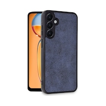 Galaxy Uyumlu A25 5g Kılıf Aras Deri Kapak - Lacivert Çok Renkli