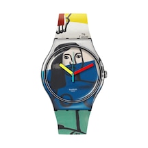 Suoz363 Swatch Leger's Two Women Holding Flowers Unisex Kol Saati Çok Renkli