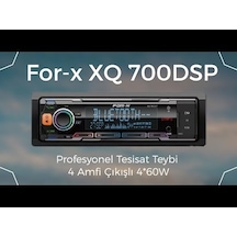 For-x 700dsp-işlemci-7renk-bt-usb-mp3-harici Mikrofonlu-prof Teyp