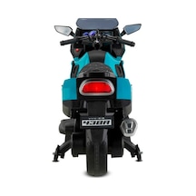 438a Xmx-316 Ledli Akülü Motor 12 Volt Turkuaz Çok Renkli