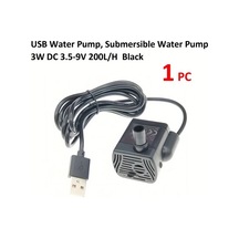 Xuweiwei Usb Water Pump 1pc Sessiz 3w Dc Su Pompası 200l/h Akış Hızı Dayanıklı Abs Gövde Usb Beslemeli
