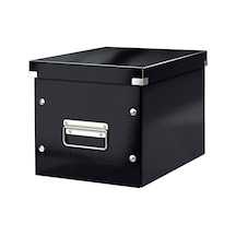 Click & Store Orta Boy Küp Saklama Kutusu 61090095, Siyah, Metal Kulplu, 260x240x260 Mm Çok Renkli