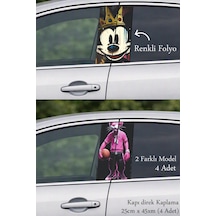 Yeni Görünüm Dokunuşu Kapı Direk Folyo Sticker Etiket