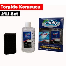 E-jolly Torpido Koruyucu Badem Yağı Torpido Parlatıcı 2'li Set