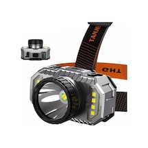 Peakstar Ps-010 800 Lümen Şarj Göstergeli Cob Led Usb'li Şarjlı Kafa Lambası Renkli