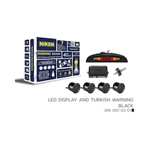Park Sensörü Led Ekranlı-ses İkazlı Siyah Oem Tüm Modellere Uyumlu Niken