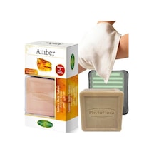 Phytoflora Amber Özlü Sabun + Sabunluk + Kese