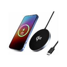 Qi2 Sertifakalı 25w Manyetik Kablosuz Şarj Cihazı, Kablosuz Teknoloji, İos Ve Android İle Uyumlu, Alüminyum Alaşım 4.9mm İncelikte Telefonlar Ve Kulaklıklar İçin Çok Renkli