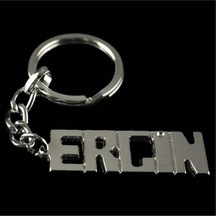 Ergin - 879 - - Nazblsmm - İsimli Anahtarlık Çok Renkli