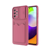 Zore Galaxy A72 Kılıf Ogaa Kartix Kapak - Koyu Mor