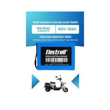 Falcon Service 1500 Batarya Standart Kapasite Lifepo4 60v 18ah Elektrikli Motosiklet Bataryası Falcon Service 1500 Batarya Standart Kapasite Lifepo4 60v 18ah Elektrikli Motosiklet Bataryası