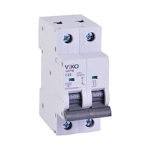 10vtb-2c25 Otomatik Sigorta 10ka C Tipi 2 Kutup 25a