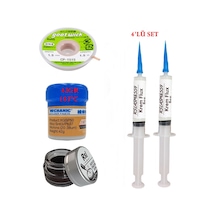 Mechanic Krem Lehim 183 C 42gr Havya Uc Temizleyici Flux Lehim Toplama Cp-1515 Lehim Emme Teli Seti04