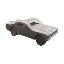 Ahşap Mdf Oyuncak Araba Mustang