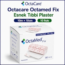 Octacare Octamed Fix Esnek Plaster 10m 10cm 10 Rulo