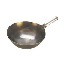 Şef Wok Tava 34- Cm Çelik Tava Şef Tava Paslanmaz Çelik Tava Genel